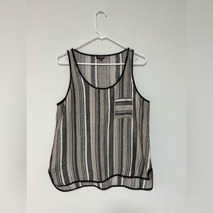 Vince Camuto Striped Sleeveless Tank Top